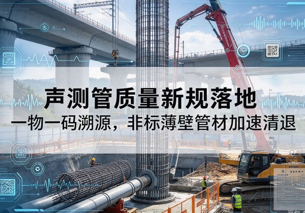 汾西声测管质量新规落地，一物一码溯源，非标薄壁管材加速清退